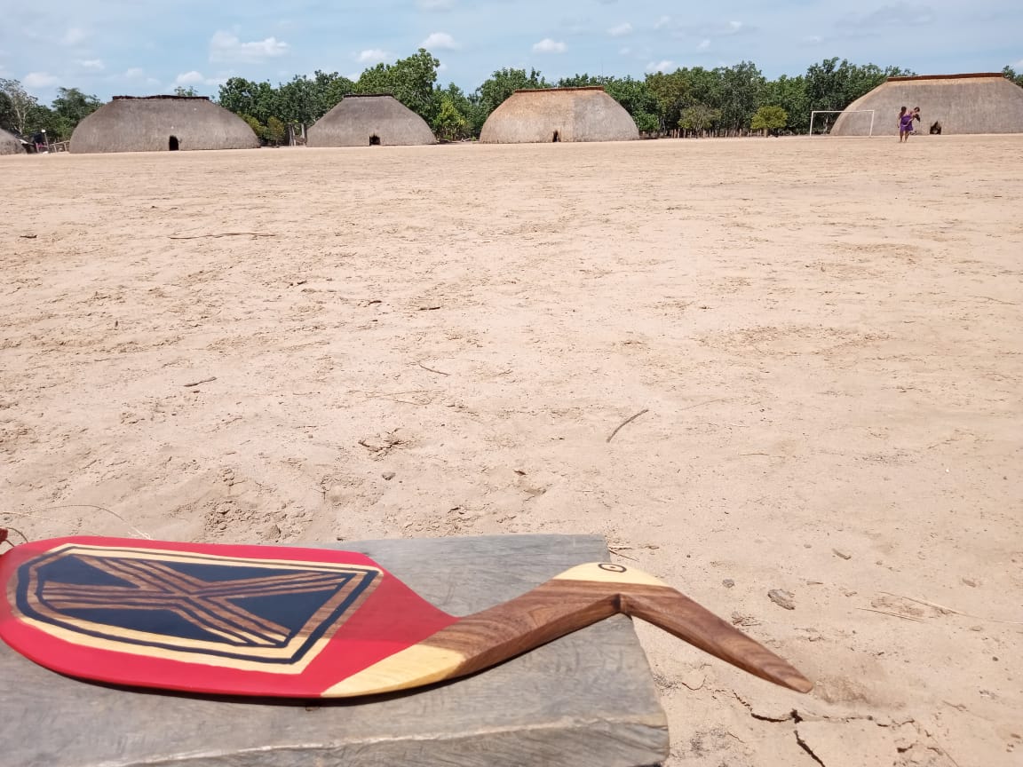 Wooden Bird by Indigenous artisans of the Upper Xingu territory