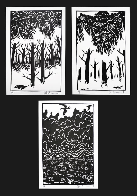Stanley Donwood 'Ashes From Ashes' set