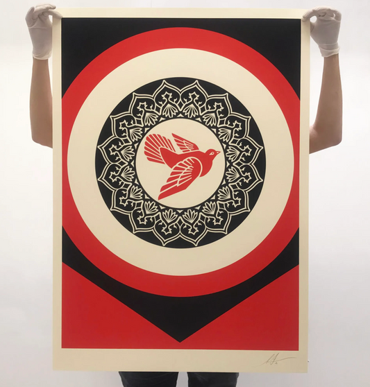 SOLD OUT // Shepard Fairey- Rise from the Ashes (Red)
