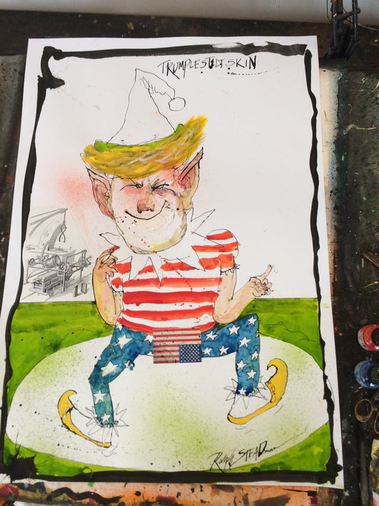 Ralph Steadman 'Trumplestiltskin'