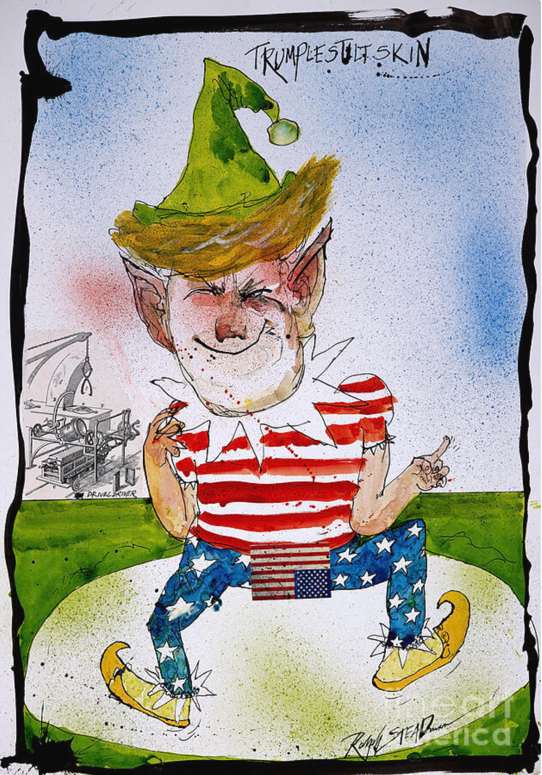 Ralph Steadman 'Trumplestiltskin'
