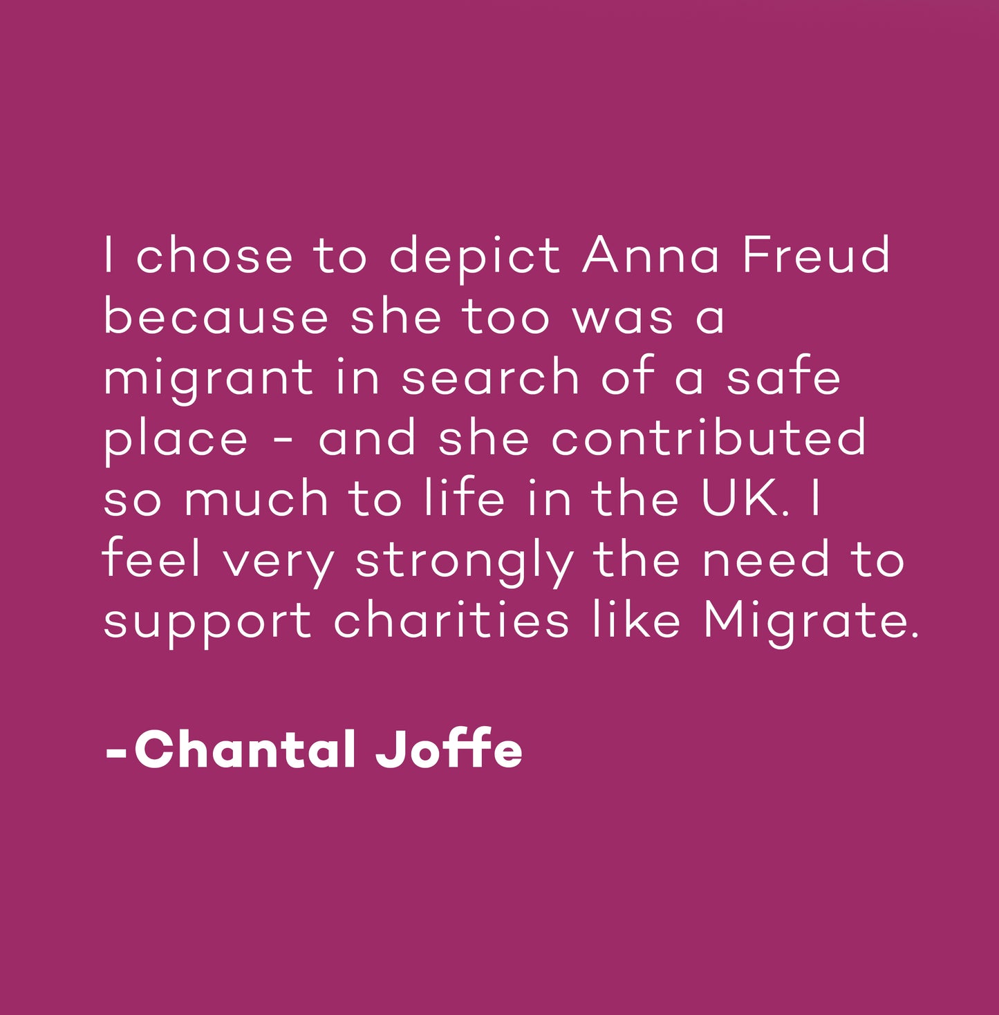 SOLD OUT // Chantal Joffe 'Anna Freud'